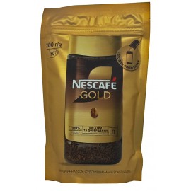 Кофе растворимый Nescafe Gold 100 грамм