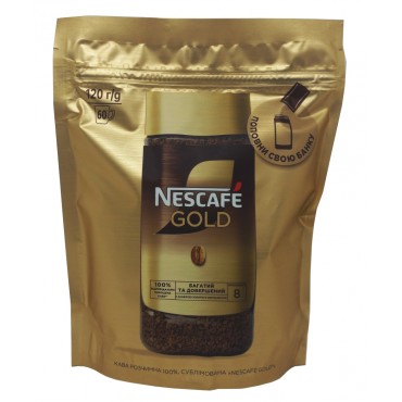 Кофе растворимый Nescafe Gold 120 грамм