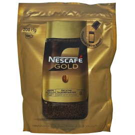 Кофе растворимый Nescafe Gold 200 грамм
