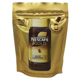 Кофе растворимый Nescafe Gold 50 грамм