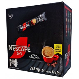 Кофе Nescafe Xtra Strong 3в1 стик 24 штук