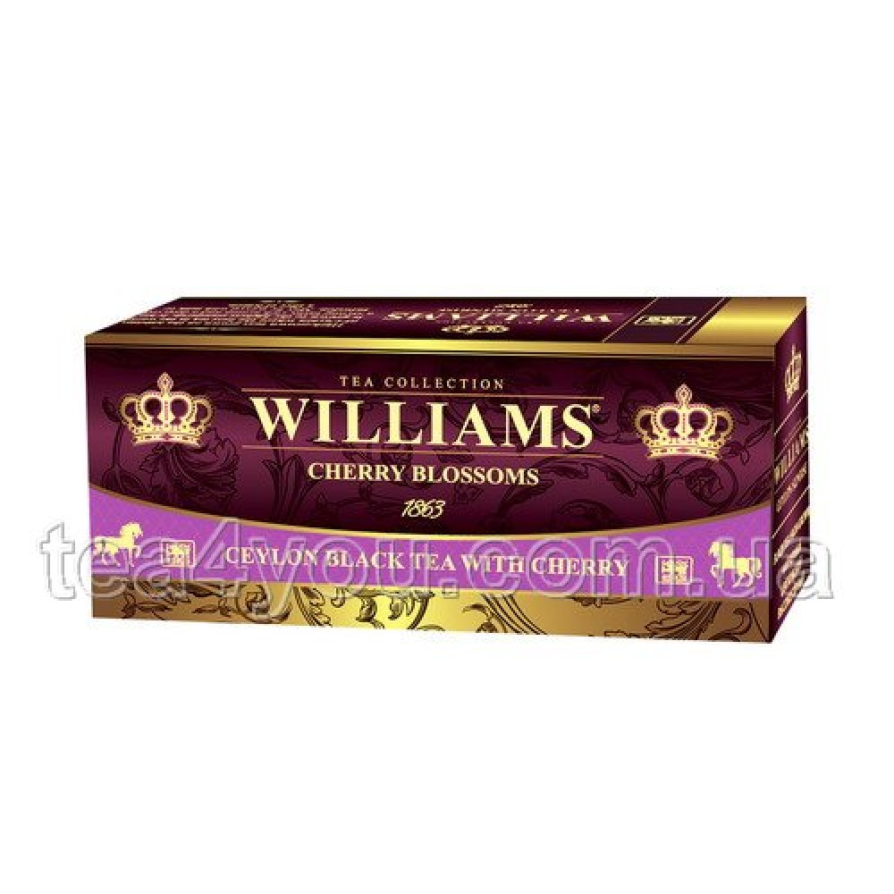 Чай "Williams" Cherry Blossoms чорний 25 ф/п*2г