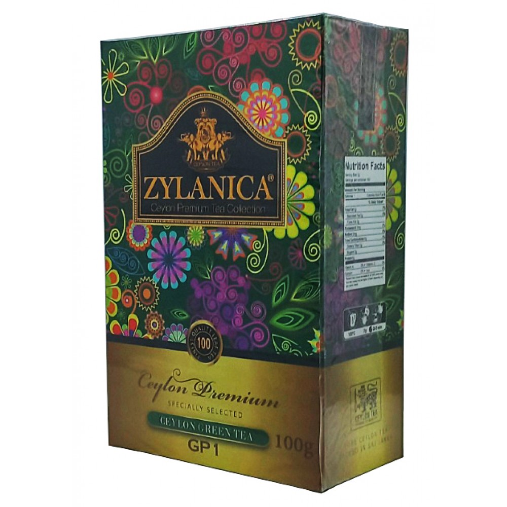 Чай зеленый  Zylanica Ceylon Premium GP1 100 грамм