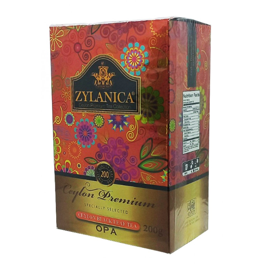 Чай чорний Zylanica Ceylon Premium OPA 200 грам