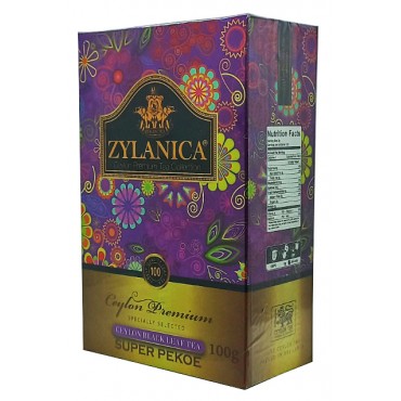Чай чорний Zylanica Ceylon Premium Super Pekoe 100 грам