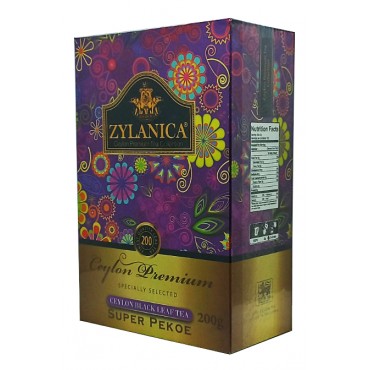 Чай чорний Zylanica Ceylon Premium Super Pekoe 200 грам