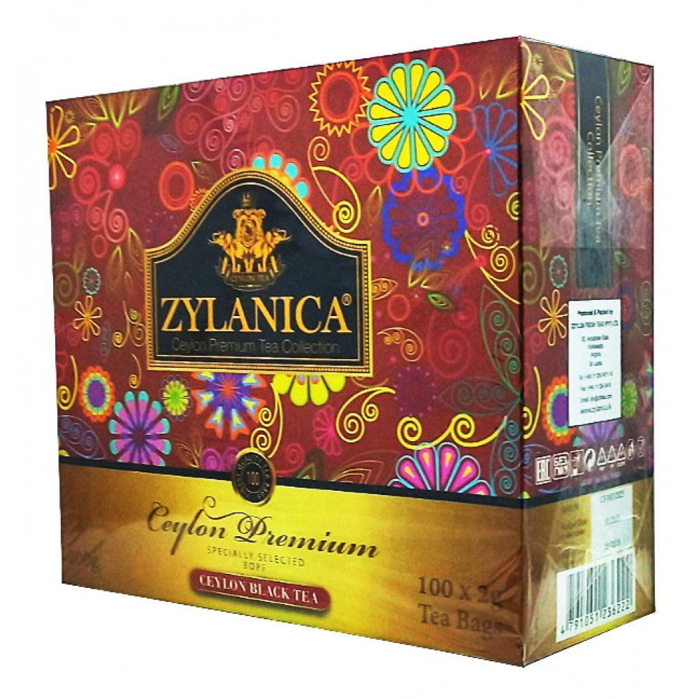 Чай чорний Zylanica Cyelon Premium 100 пакетів