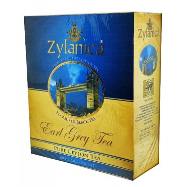 Чай черный Zylanica  Earl Grey 100 пакетов