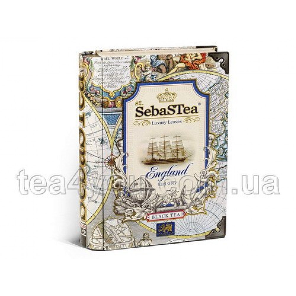 Чай "SebasTea" England, 100г ж/б (книга)