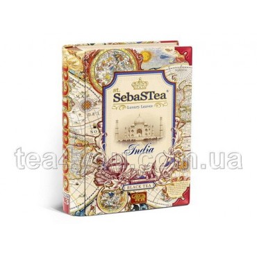 Чай "SebasTea" India, 100г ж/б (книга)
