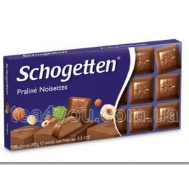 Шоколад "Schogetten" молочный с нугой, 100 г