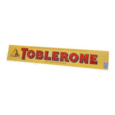 Шоколад "Toblerone" молочный с миндальной нугой, 100 г