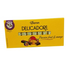 Молочный шоколад Baron Delicadore Passion Fruit & Mango 200 грамм