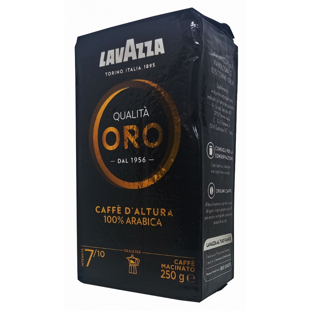 Кофе LAVAZZA Qualita Oro Mountain Grown молотый 250 грамм