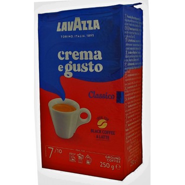 Кофе Lavazza Crema e Gusto 250 грамм молотый