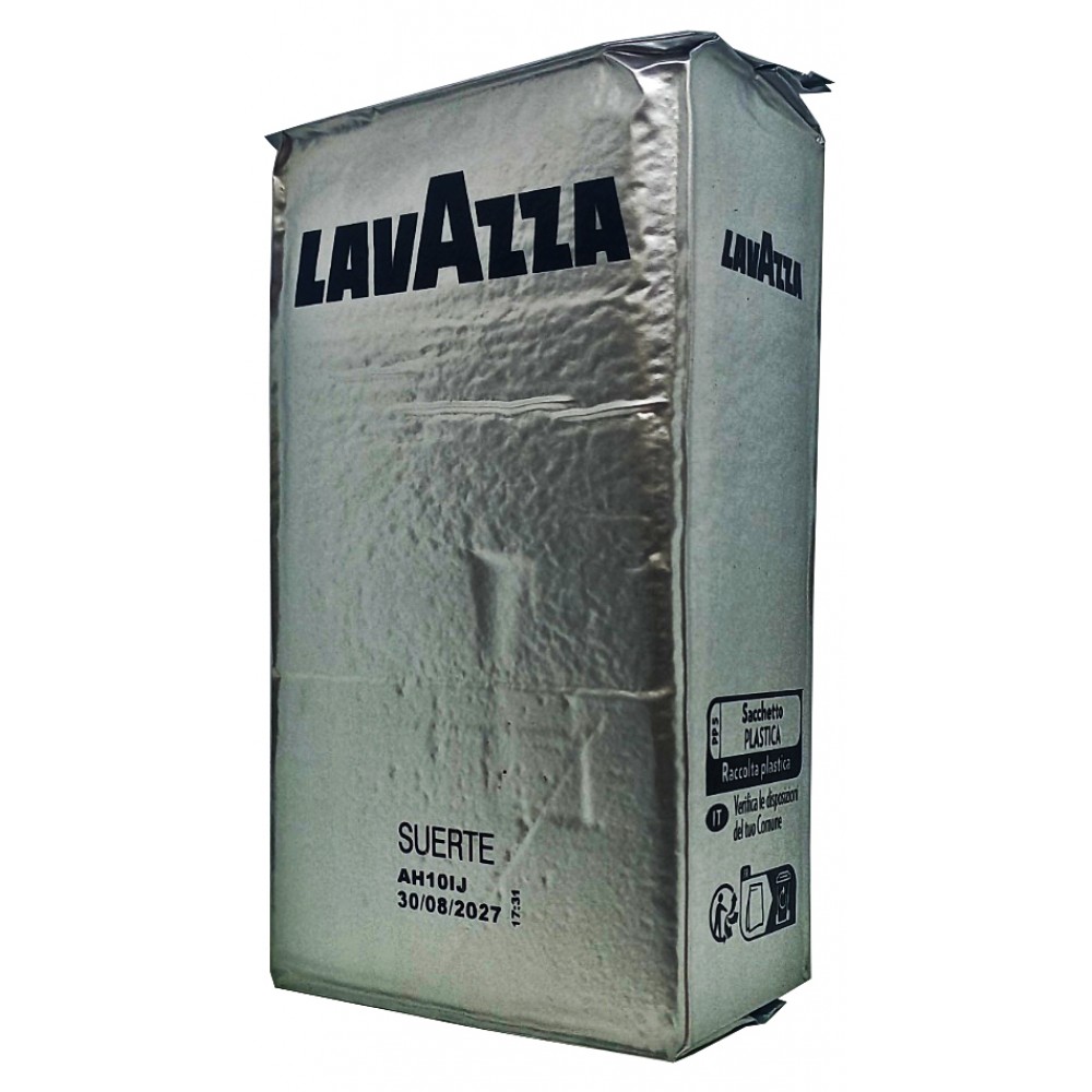 Кофе Lavazza Suerte молотый 250 грамм серебряный брикет