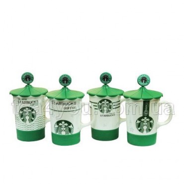Кружка с крышкой "Starbucks" Карусель, 400 мл