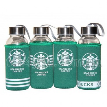 Термопляшка у чохлі "Starbucks", 300 мл