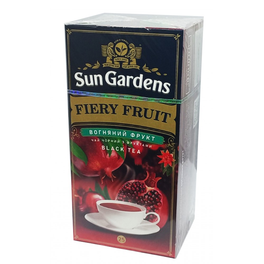 Чай  черный Sun Gardens Fiery Fruit 25 пакетов