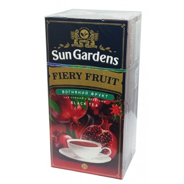 Чай  черный Sun Gardens Fiery Fruit 25 пакетов
