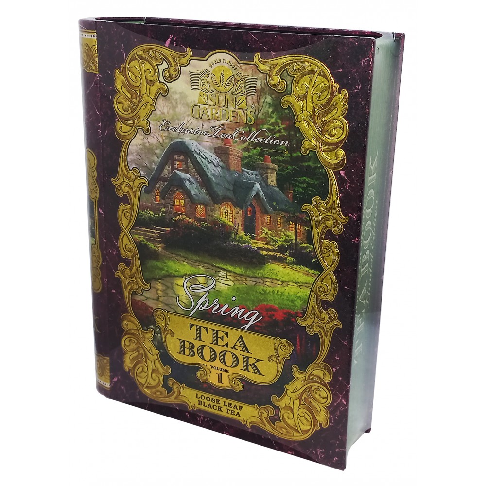 Чай Sun Gardens Книга Чаю Том 1 "Весна" 100 грам у металевій банці