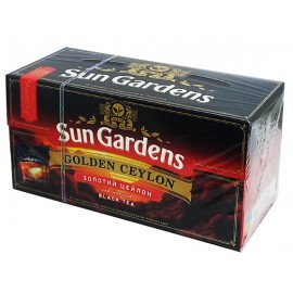 Чай черный Sun Gardens Golden Ceylon 25 пакетов