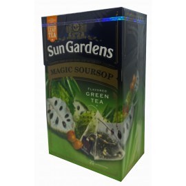 Зеленый чай Sun Gardens с саусепом 20 пирамид