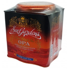Чай Sun Gardens черный OPA 150 грамм в железной банке
