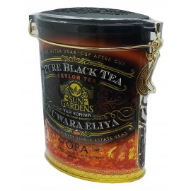 Чай Sun Gardens чорний Nuwara Eliya OPA 100 грам у металевій банці