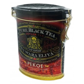 Чай Sun Gardens чорний Nuwara Eliya PEKOE 100 грам у металевій банці