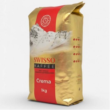 Кава Swissо Kaffee Crema зерно 1 кілограм