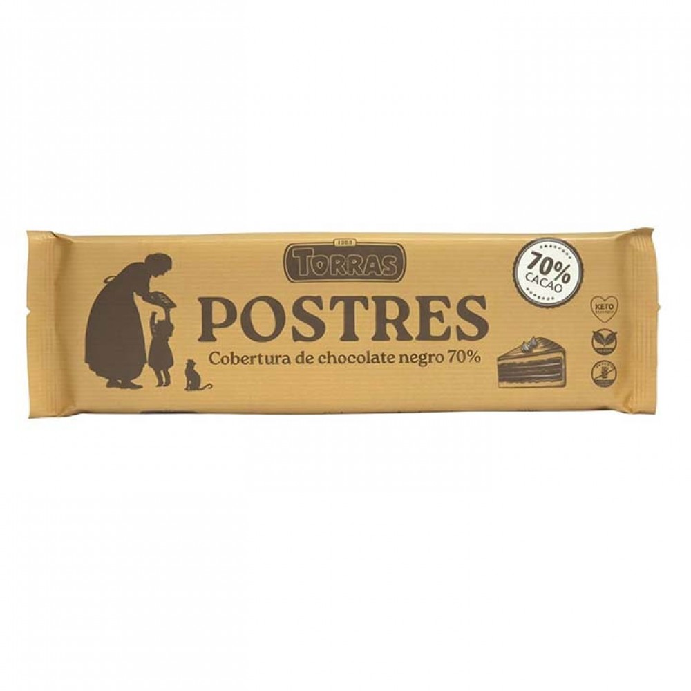 Шоколад Torras Postres Dark 70% 250 грамм