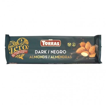 Шоколад Torras Dark Almonds без сахара 250 грамм