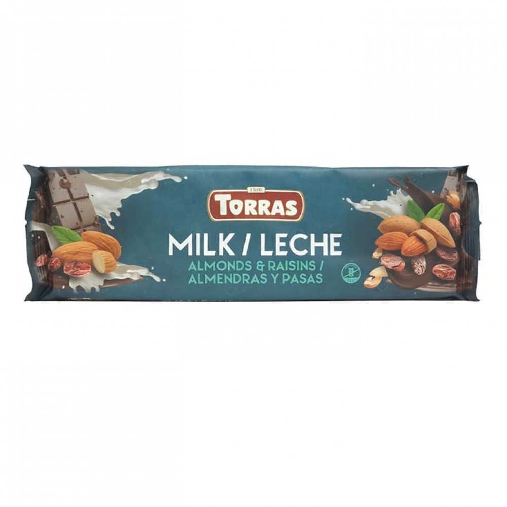 Шоколад Torras Almonds & Raisins 250 грамм