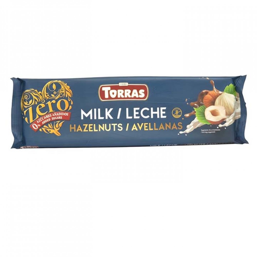 Шоколад Torras Milk Hazelnuts 250 грам