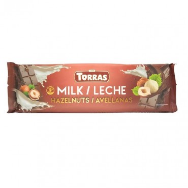 Шоколад Torras Milk Hazelnuts  250 грам