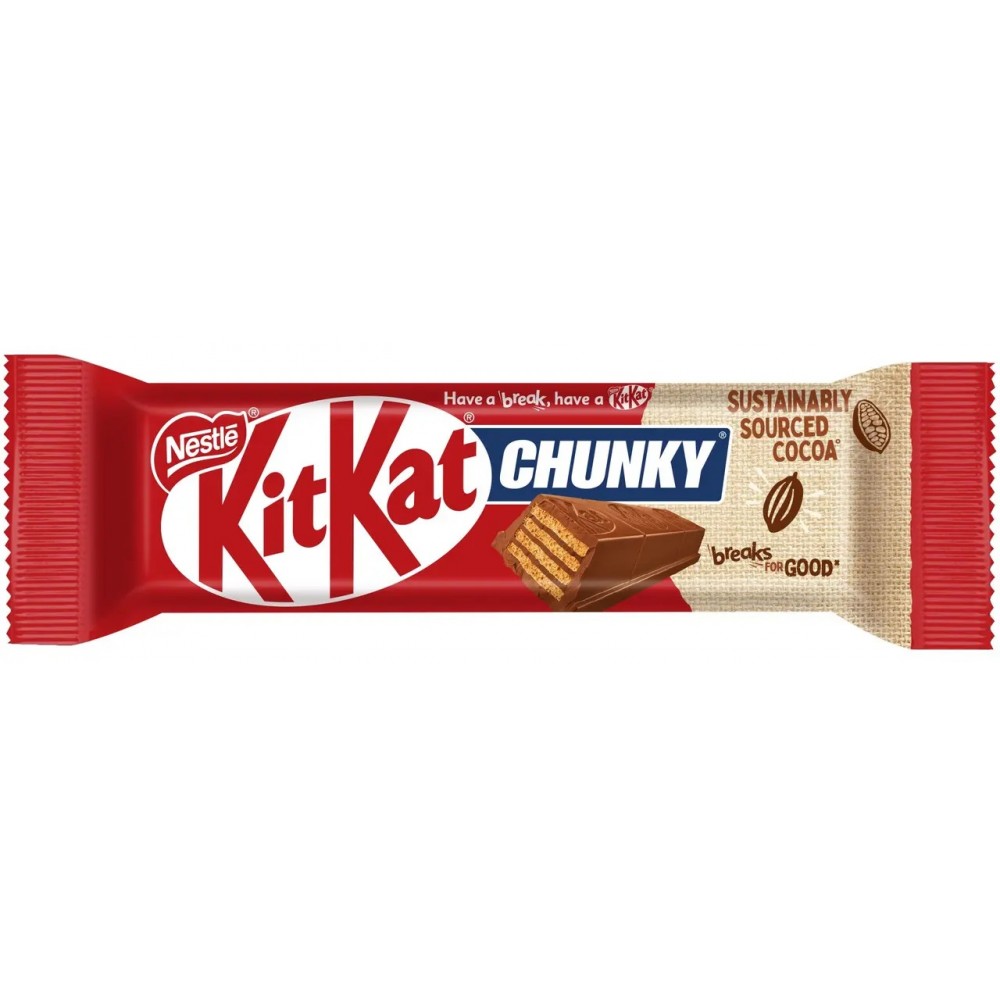 Батончик шоколадний KitKat Chunky 40 грам