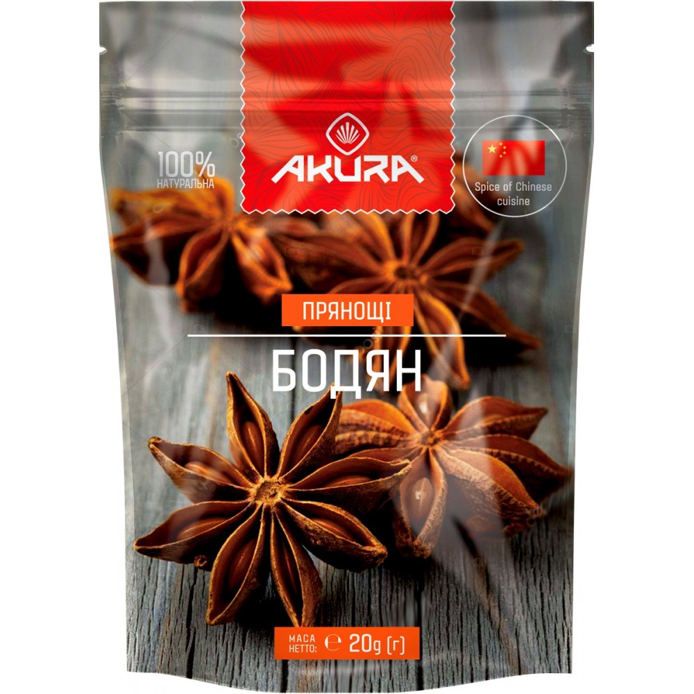 Бадьян "Akura" фасованный, 20 г