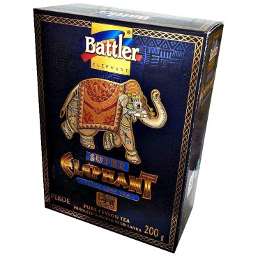 Battler черный чай PEKOE ELEPHANT супер ПЕКО 200г