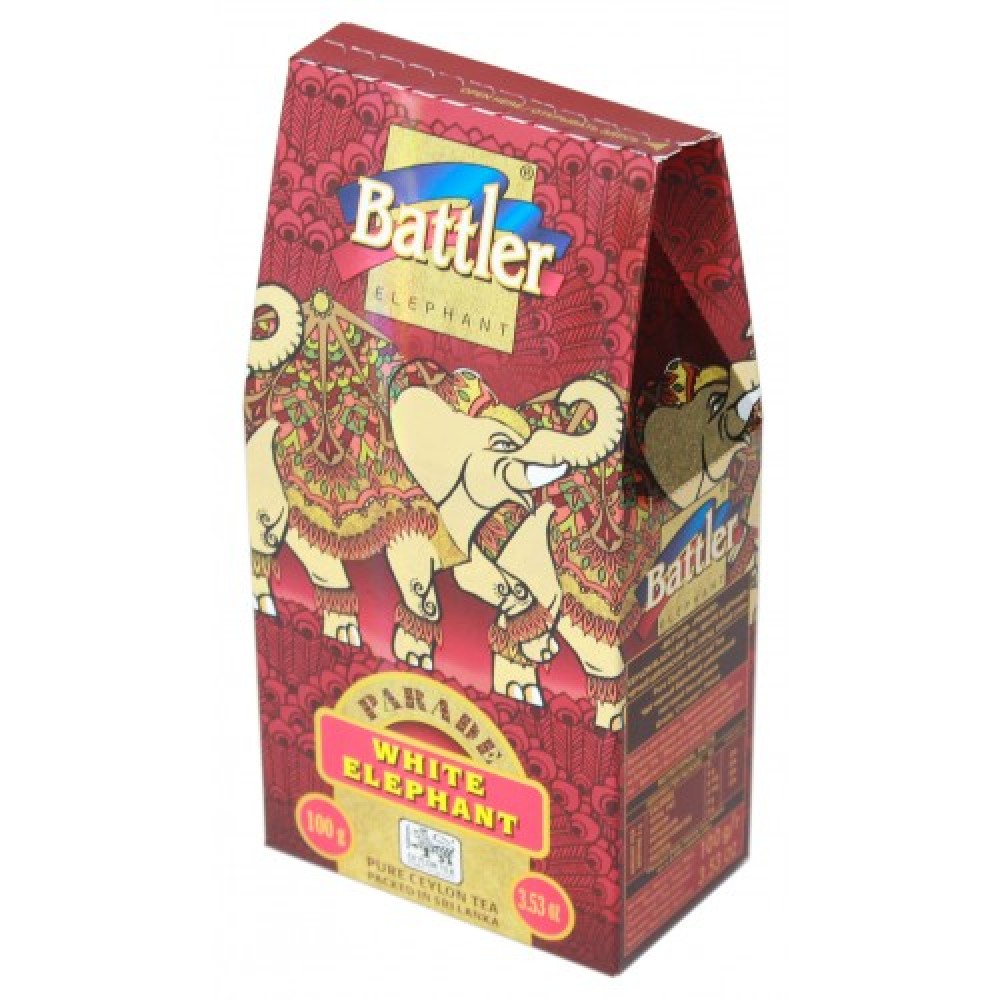 Battler черный чай Парад Белый Слон PEKOE 100г.