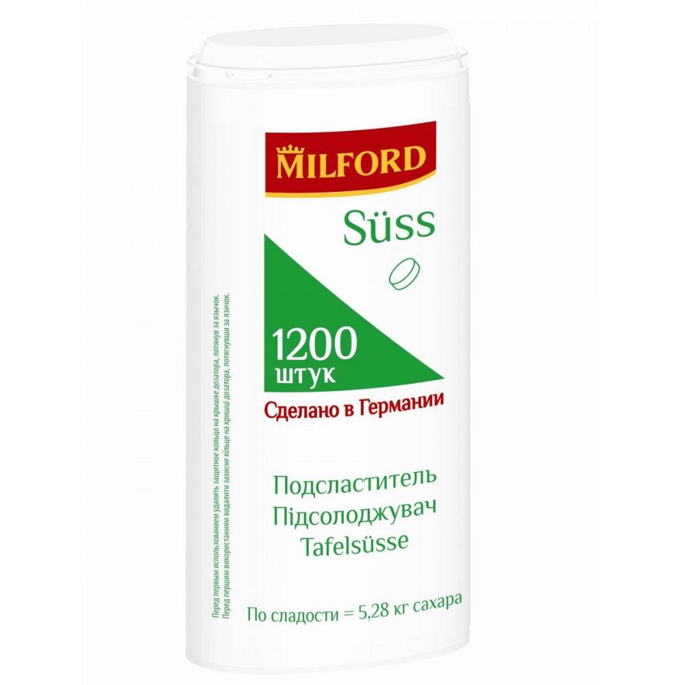 "Suss-stoff" замінник цукру, 1200 таб.