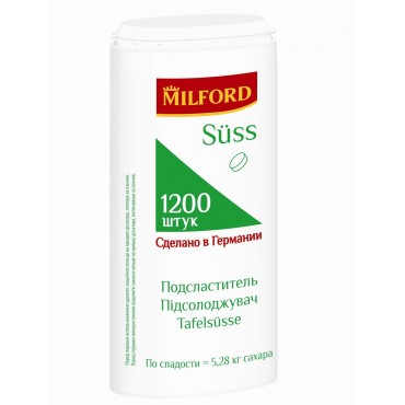 "Suss-stoff" заменитель сахара, 1200 таб.
