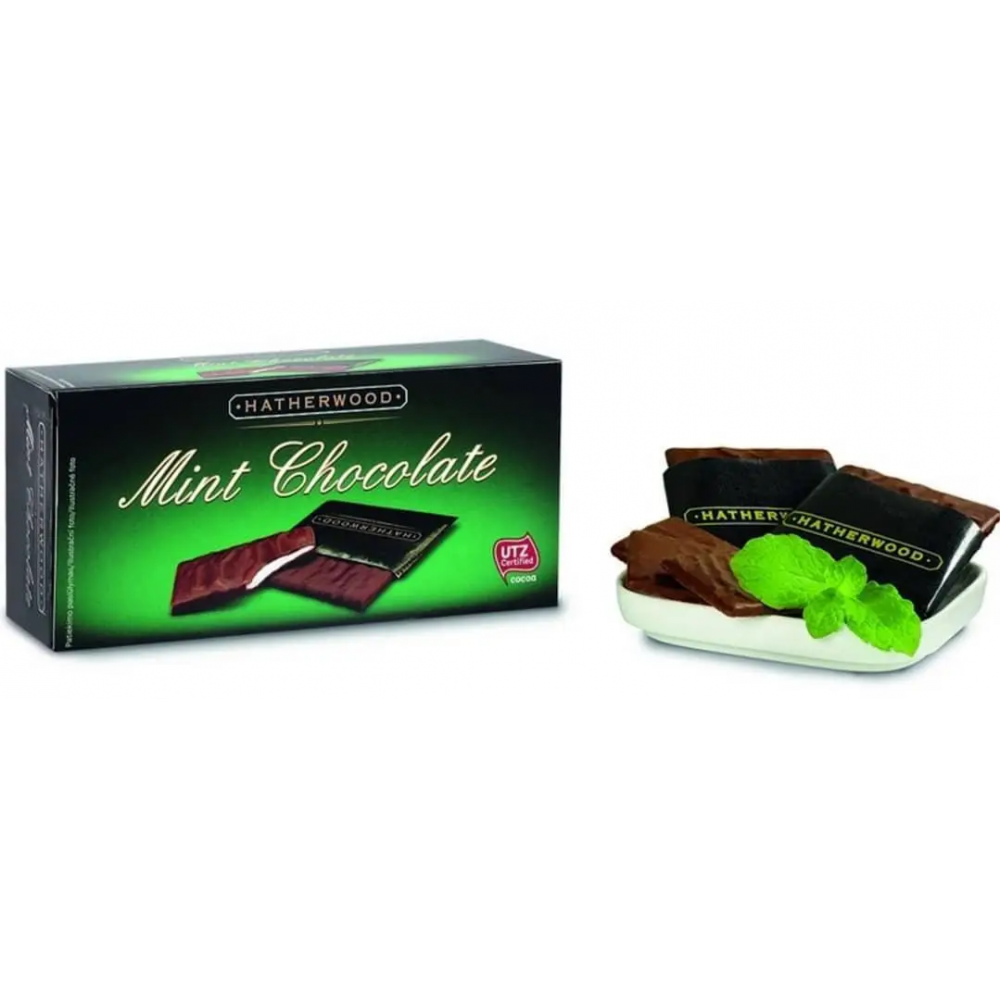 Шоколад Hatherwood Mint Chocolate-шоколадные пластинки 200 грамм