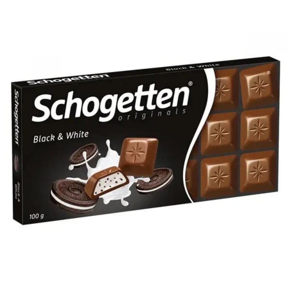 Шоколад молочный Schogetten Black&White 100 грамм