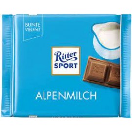 Шоколад Ritter Sport молочный с альпийским молоком 100 грамм