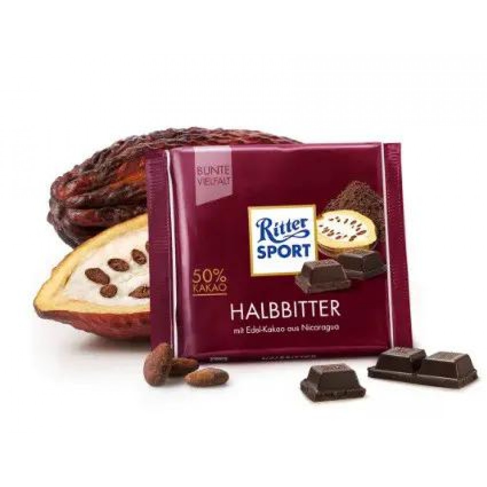 Темний шоколад Ritter Sport 100 грам