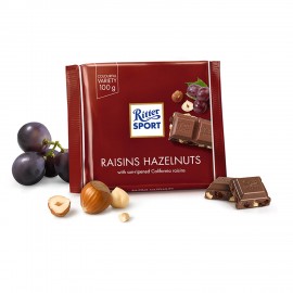 Шоколад Ritter Sport с изюмом и фундуком 100 грамм