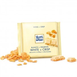 Шоколад Ritter Sport белый c рисово-кукурузными хлопьями 100 грамм