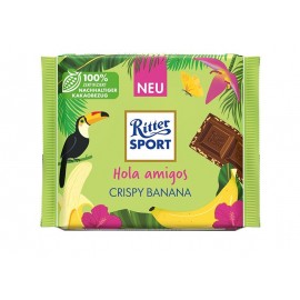 Молочный шоколад Ritter Sport Хрустящий банан 100 грамм