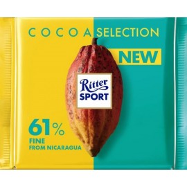 Шоколад Ritter Sport изысканный темный 61% какао 100 грамм